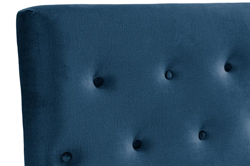 Ella Sänggavel 120 cm Knappar - Blå/Sammet - Möbler - Sovrum - Sänggavlar