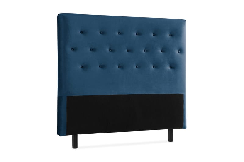 Ella Sänggavel 120 cm Knappar - Blå/Sammet - Möbler - Sovrum - Sänggavlar