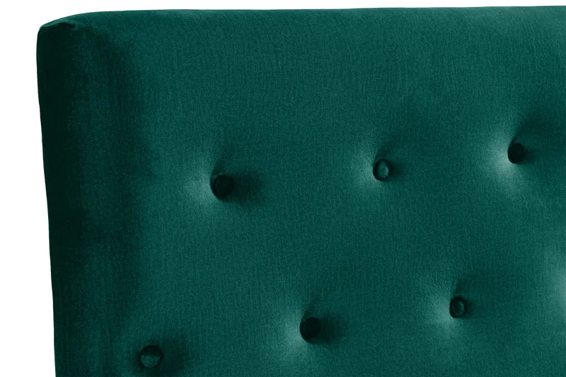 Ella Sänggavel 120 cm Knappar - Grön/Sammet - Möbler - Sovrum - Sänggavlar