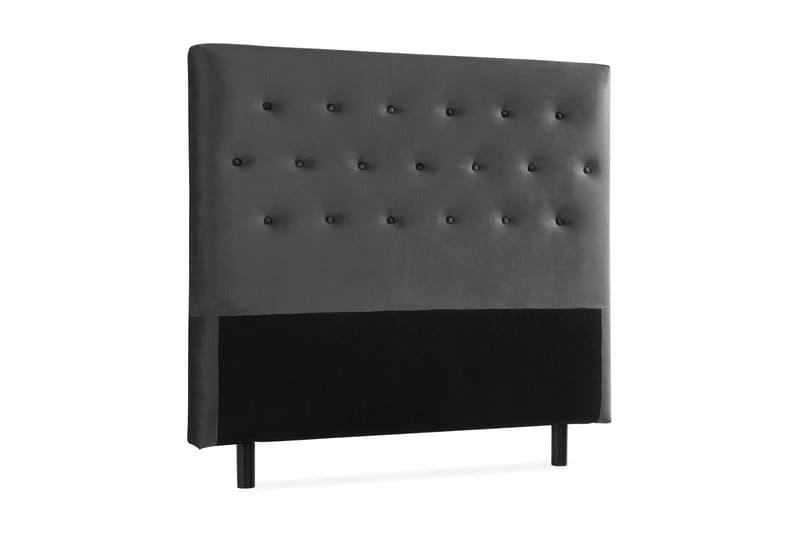 Ella Sänggavel 120 cm Knappar - Mellangrå/Sammet - Möbler - Sovrum - Sänggavlar