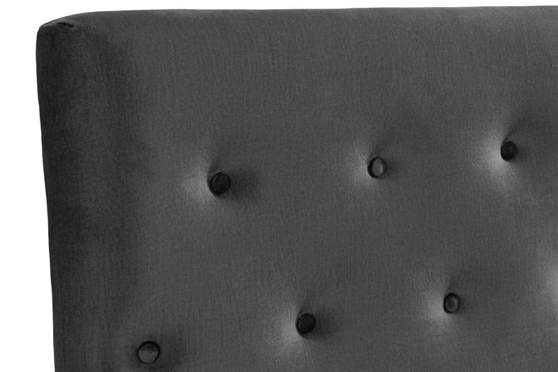 Ella Sänggavel 120 cm Knappar - Mellangrå/Sammet - Möbler - Sovrum - Sänggavlar