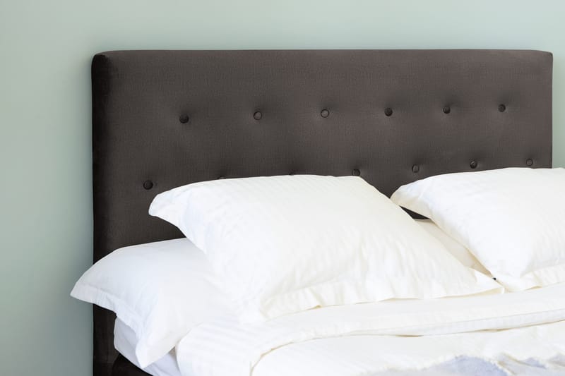 Ella Sänggavel 120 cm Knappar - Mörkgrå/Sammet - Möbler - Sovrum - Sänggavlar