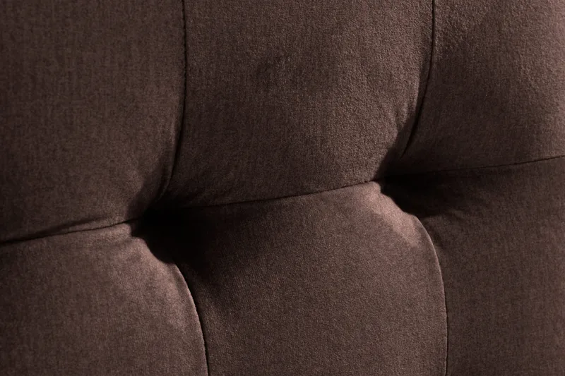 Ella Sänggavel 120 cm Rutig - Brun/Sammet - Möbler - Sovrum - Sänggavlar