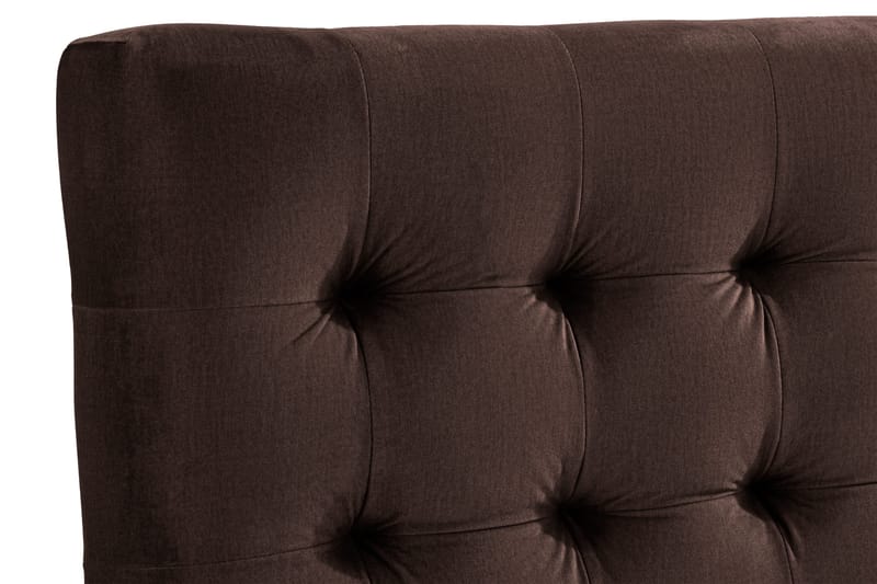 Ella Sänggavel 120 cm Rutig - Brun/Sammet - Möbler - Sovrum - Sänggavlar