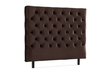 Ella Sänggavel 140 cm Djuphäftad - Brun/Sammet - Möbler - Sovrum - Sänggavlar