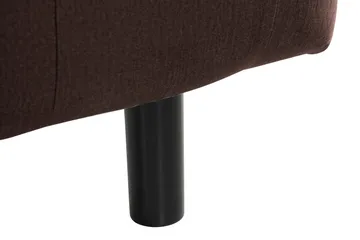 Ella Sänggavel 140 cm Djuphäftad - Brun/Sammet - Möbler - Sovrum - Sänggavlar