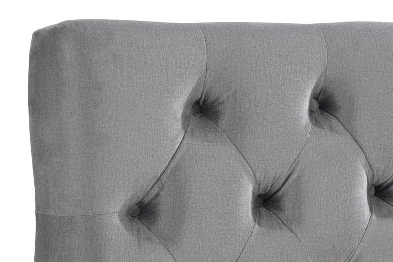 Ella Sänggavel 140 cm Djuphäftad - Grå/Sammet - Möbler - Sovrum - Sänggavlar