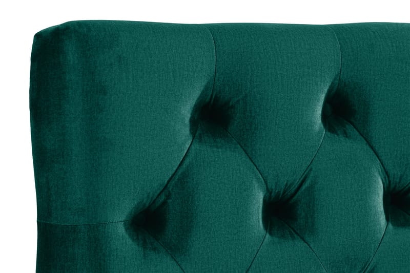 Ella Sänggavel 140 cm Djuphäftad - Grön/Sammet - Möbler - Sovrum - Sänggavlar
