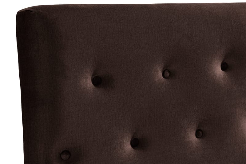 Ella Sänggavel 140 cm Knappar - Brun/Sammet - Möbler - Sovrum - Sänggavlar