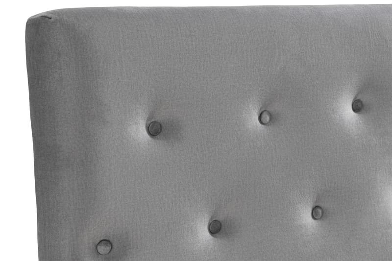 Ella Sänggavel 140 cm Knappar - Grå/Sammet - Möbler - Sovrum - Sänggavlar