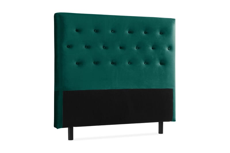 Ella Sänggavel 140 cm Knappar - Grön/Sammet - Möbler - Sovrum - Sänggavlar