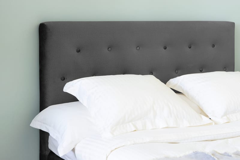 Ella Sänggavel 140 cm Knappar - Mellangrå/Sammet - Möbler - Sovrum - Sänggavlar