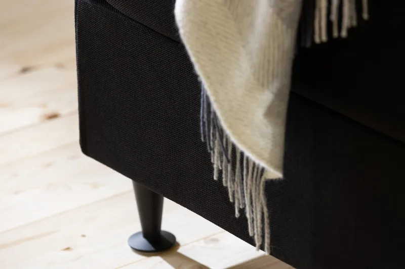 Ella Sänggavel 140 cm Knappar - Svart - Möbler - Sovrum - Sänggavlar