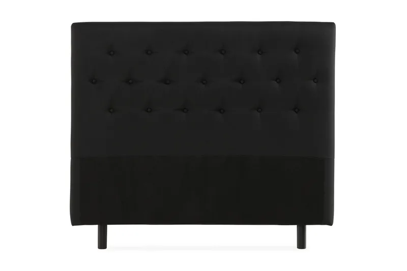 Ella Sänggavel 140 cm Knappar, Svart