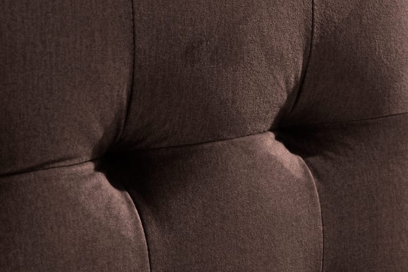 Ella Sänggavel 140 cm Rutig - Brun/Sammet - Möbler - Sovrum - Sänggavlar