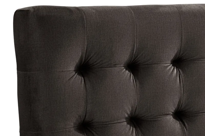 Ella Sänggavel 140 cm Rutig - Mörkgrå/Sammet - Möbler - Sovrum - Sänggavlar