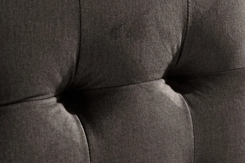 Ella Sänggavel 140 cm Rutig - Mörkgrå/Sammet - Möbler - Sovrum - Sänggavlar