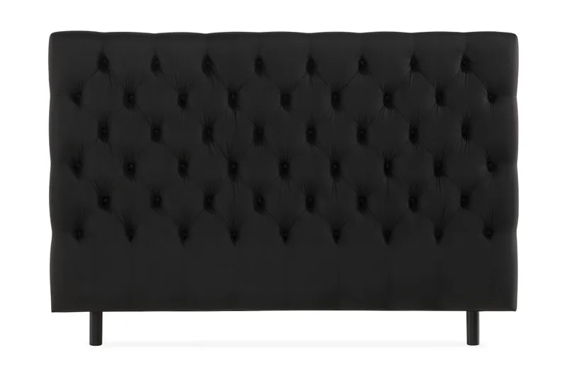 Ella Sänggavel 160 cm Djuphäftad, Svart