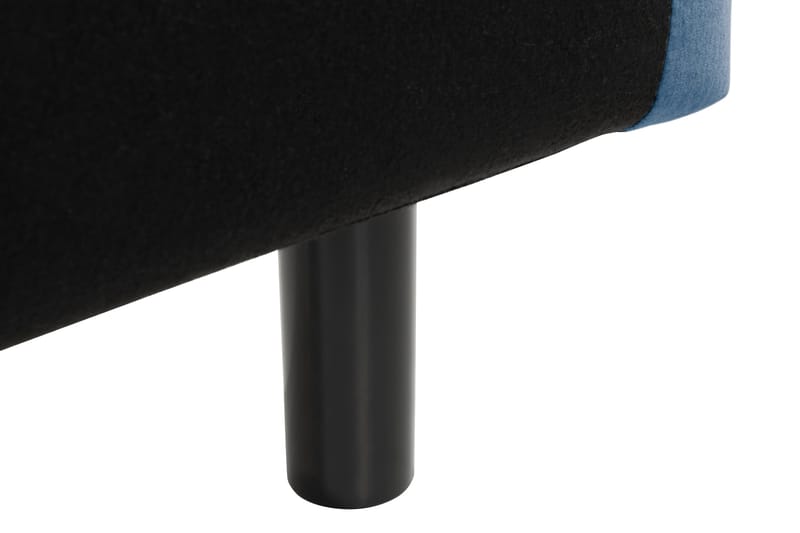 Ella Sänggavel 160 cm Knappar - Blå/Sammet - Möbler - Sovrum - Sänggavlar