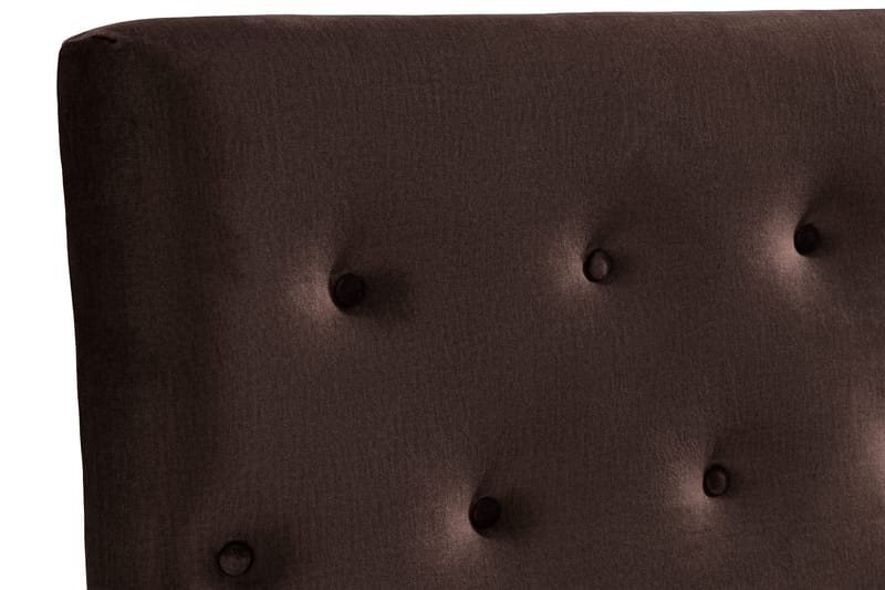 Ella Sänggavel 160 cm Knappar - Brun/Sammet - Möbler - Sovrum - Sänggavlar