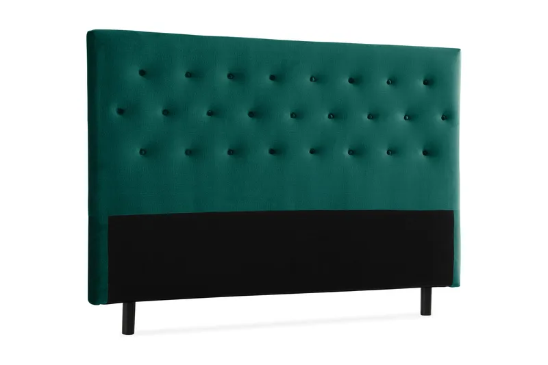 Ella Sänggavel 160 cm Knappar - Grön/Sammet - Möbler - Sovrum - Sänggavlar