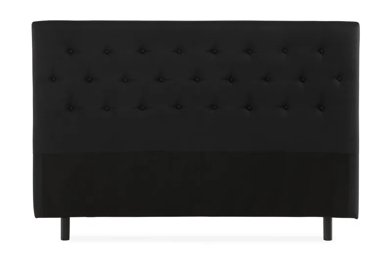 Ella Sänggavel 160 cm Knappar, Svart