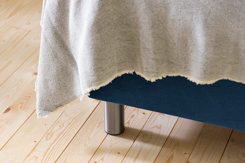 Ella Sänggavel 160 cm Rutig - Blå/Sammet - Möbler - Sovrum - Sänggavlar