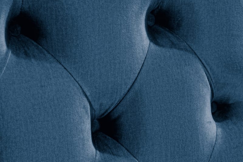 Ella Sänggavel 180 cm Djuphäftad - Blå/Sammet - Möbler - Sovrum - Sänggavlar