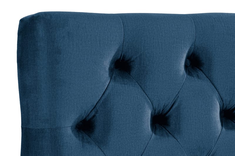 Ella Sänggavel 180 cm Djuphäftad - Blå/Sammet - Möbler - Sovrum - Sänggavlar