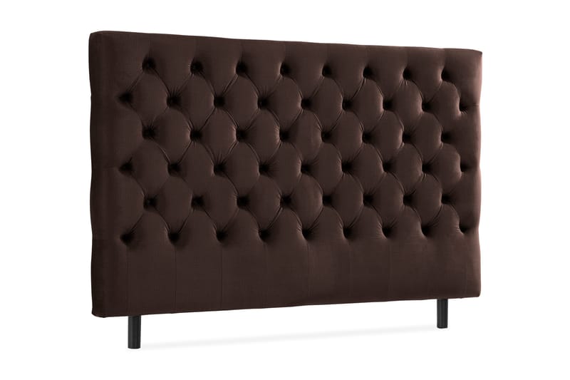 Ella Sänggavel 180 cm Djuphäftad - Brun/Sammet - Möbler - Sovrum - Sänggavlar