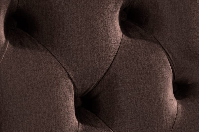 Ella Sänggavel 180 cm Djuphäftad - Brun/Sammet - Möbler - Sovrum - Sänggavlar