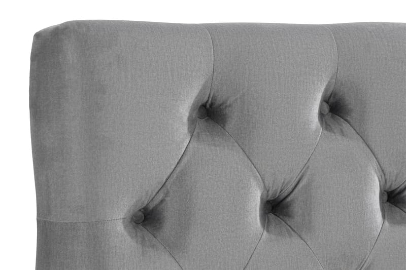 Ella Sänggavel 180 cm Djuphäftad - Grå/Sammet - Möbler - Sovrum - Sänggavlar