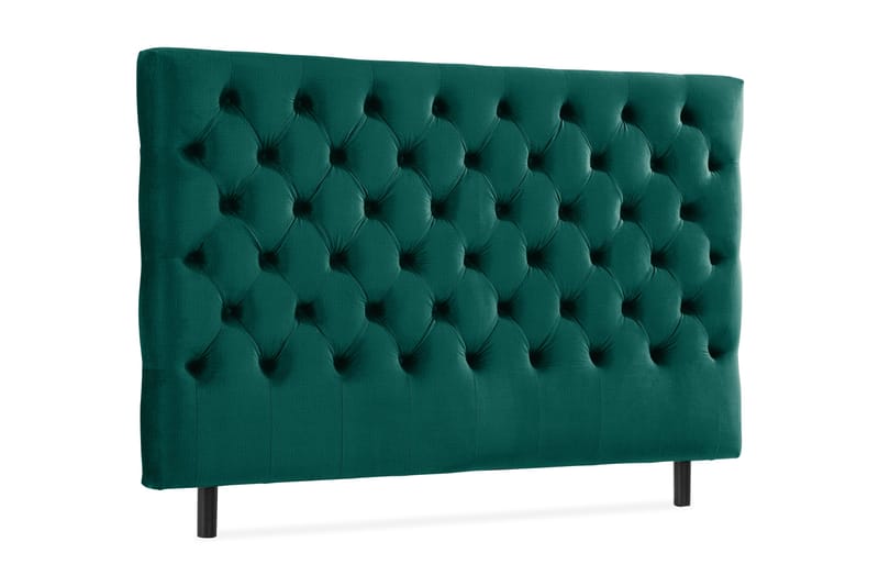 Ella Sänggavel 180 cm Djuphäftad - Grön/Sammet - Möbler - Sovrum - Sänggavlar