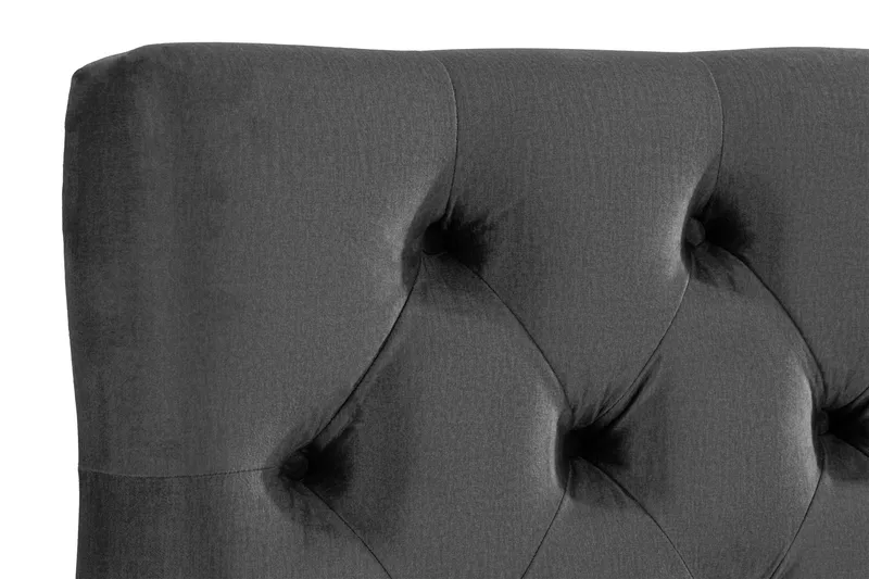 Ella Sänggavel 180 cm Djuphäftad - Mellangrå/Sammet - Möbler - Sovrum - Sänggavlar