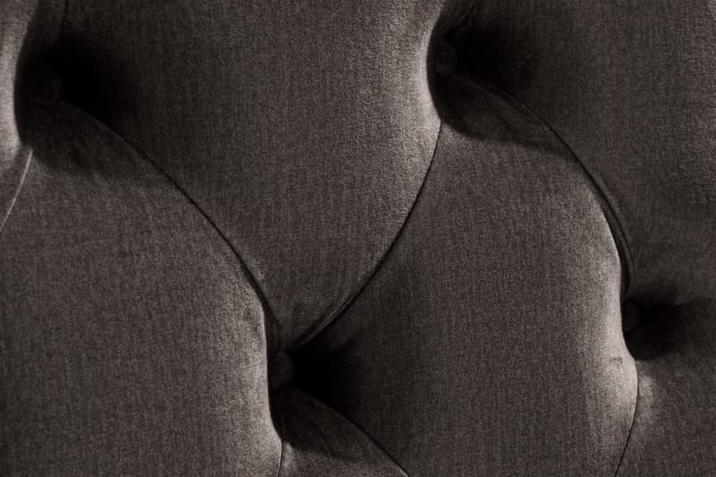 Ella Sänggavel 180 cm Djuphäftad - Mörkgrå/Sammet - Möbler - Sovrum - Sänggavlar