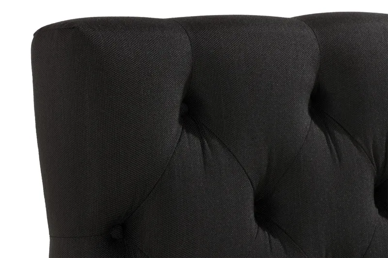 Ella Sänggavel 180 cm Djuphäftad - Svart - Möbler - Sovrum - Sänggavlar