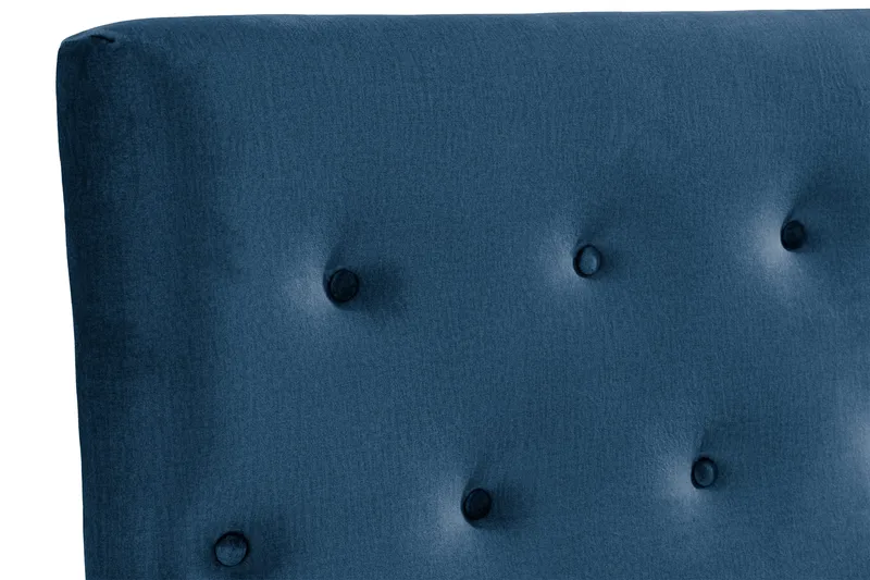 Ella Sänggavel 180 cm Knappar - Blå/Sammet - Möbler - Sovrum - Sänggavlar