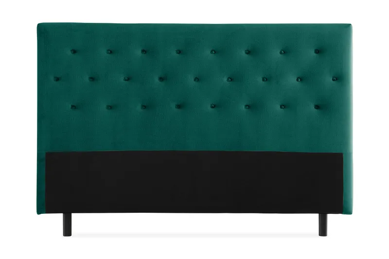 Ella Sänggavel 180 cm Knappar - Grön/Sammet - Möbler - Sovrum - Sänggavlar