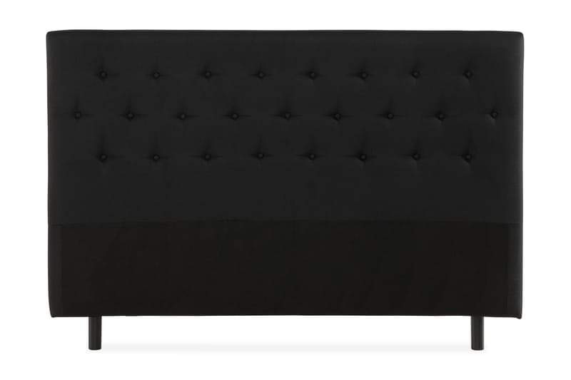 Ella Sänggavel 180 cm Knappar, Svart