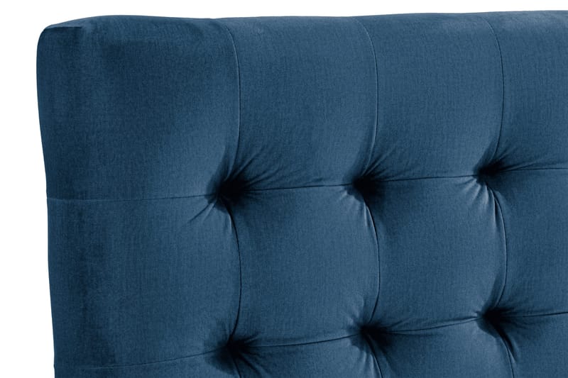 Ella Sänggavel 180 cm Rutig - Blå/Sammet - Möbler - Sovrum - Sänggavlar