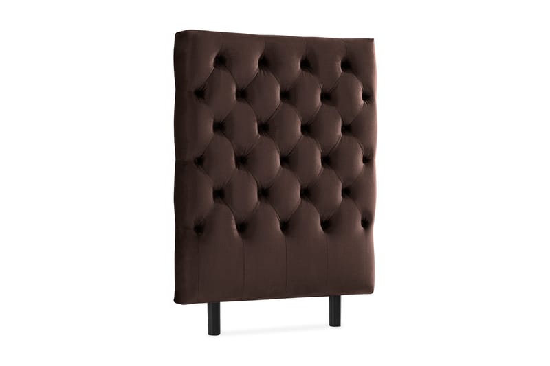 Ella Sänggavel 90 cm Djuphäftad - Brun/Sammet - Möbler - Sovrum - Sänggavlar