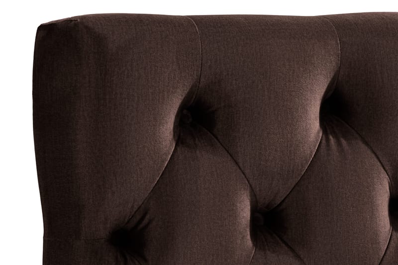 Ella Sänggavel 90 cm Djuphäftad - Brun/Sammet - Möbler - Sovrum - Sänggavlar