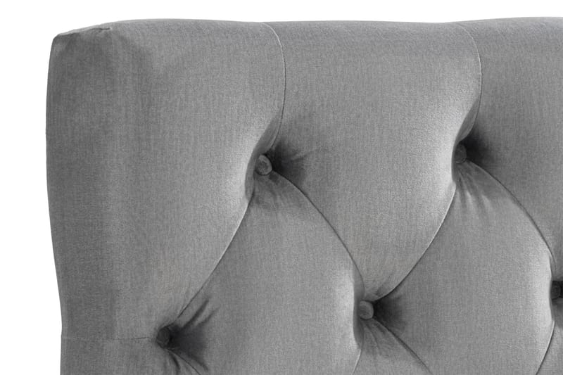 Ella Sänggavel 90 cm Djuphäftad - Grå/Sammet - Möbler - Sovrum - Sänggavlar