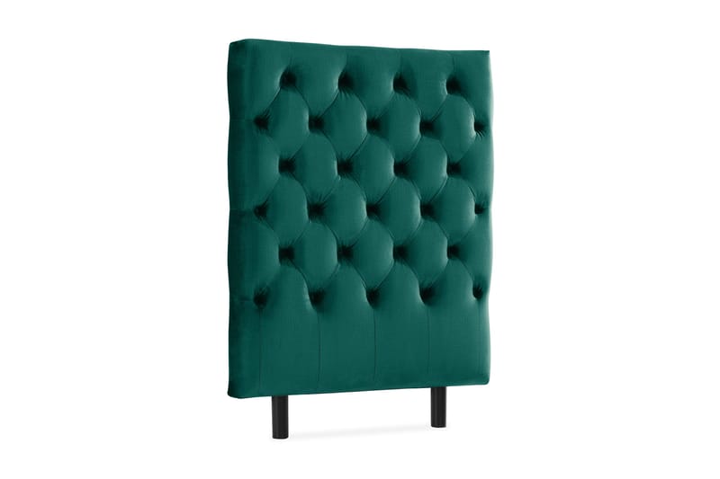 Ella Sänggavel 90 cm Djuphäftad - Grön/Sammet - Möbler - Sovrum - Sänggavlar