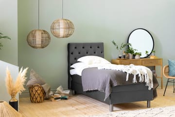 Ella Sänggavel 90 cm Djuphäftad - Mellangrå/Sammet - Möbler - Sovrum - Sänggavlar