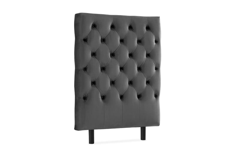 Ella Sänggavel 90 cm Djuphäftad - Mellangrå/Sammet - Möbler - Sovrum - Sänggavlar