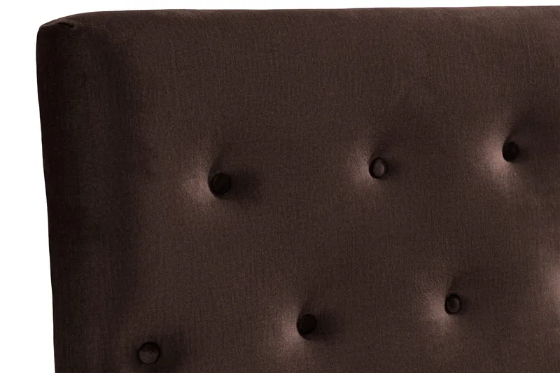 Ella Sänggavel 90 cm Knappar - Brun/Sammet - Möbler - Sovrum - Sänggavlar