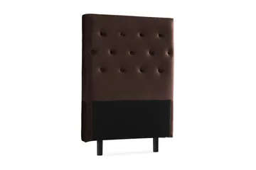 Ella Sänggavel 90 cm Knappar - Brun/Sammet - Möbler - Sovrum - Sänggavlar