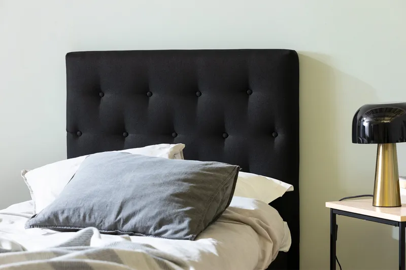 Ella Sänggavel 90 cm Knappar - Svart - Möbler - Sovrum - Sänggavlar