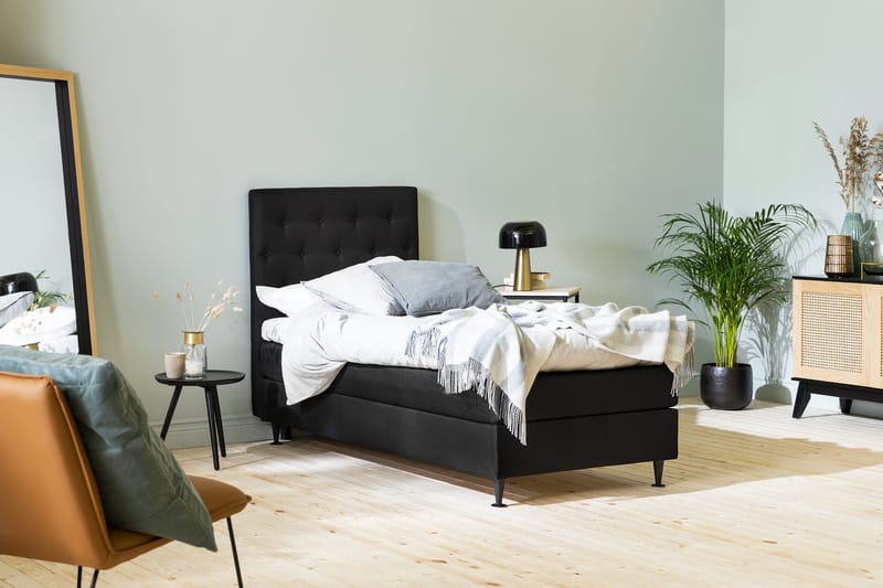 Ella Sänggavel 90 cm Knappar - Svart - Möbler - Sovrum - Sänggavlar